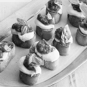 Tomato Mozzarella Bruschetta