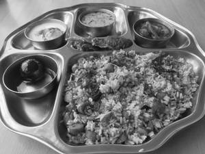 P12 (Rajasthani Gatta Pulao Platter)