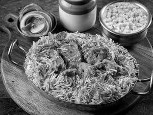 Chaap Tikka Masala Biryani