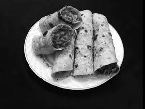 Afghani chaap roll