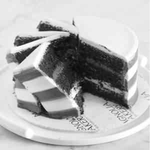 BLACK & WHITE CAKE SLC