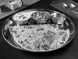 Onion Paneer Paratha