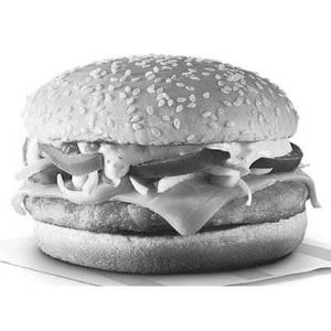 Grilled Chicken & Cheese Burger.