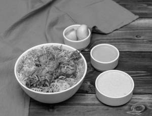 Chicken Dum Biryani  (2 pcs chicken )