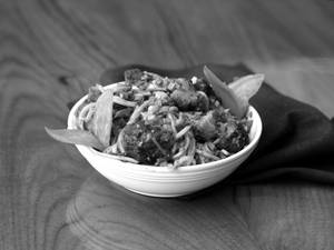 Veg Manchurian Noodles