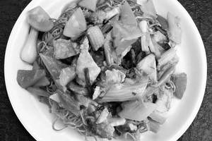 Chicken Pan Fried Noodles