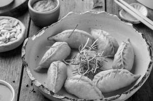 Ladakhi Mutton Momos Fried