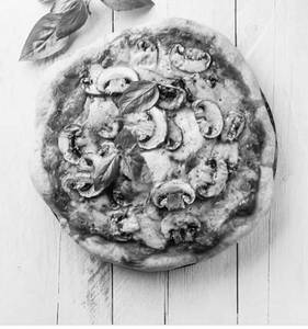 Mushroom Cheese Pizza + Cold Drink 250ml