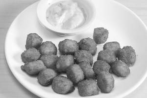 Fish Popcorn With Lime And Herb Dressing