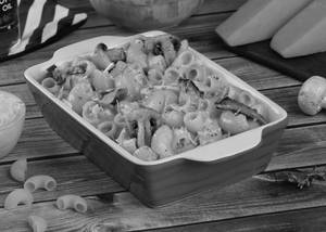 Mac & Cheese with Truffled Mushrooms