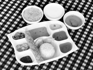 Thali Meals With Fish Curry 12-2.30 pm