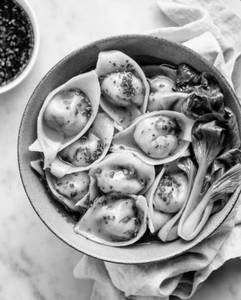 Chicken Sichuan Wantons Steamed [Tossed In Chilli Olive Oil]