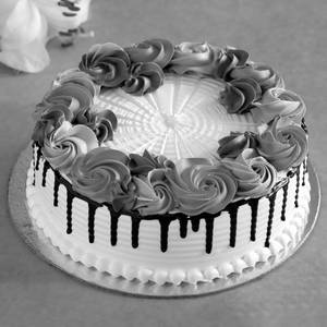 Rose All Around Black Forest Cake
