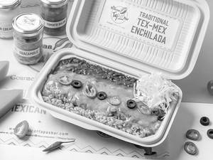 Traditional Tex-mex Enchilada
