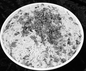 Veg Burnt Garlic Fried Rice