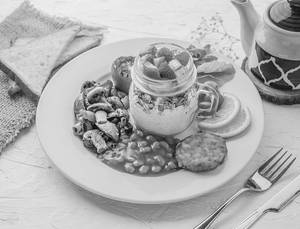 Eggless Continental Breakfast