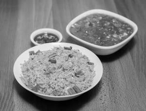 Chicken Triple Fried Rice