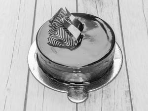 Choco Glaze Eggless Cake