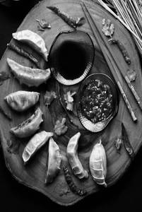 Pan Fried Chicken Dumplings