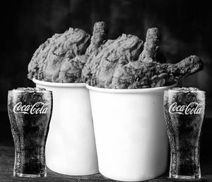 10 Pc Hot & Crispy Chicken Combo (coke 500ml)