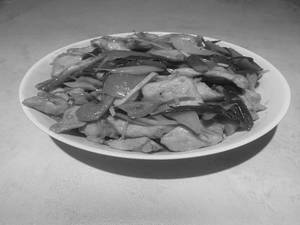 Stir Fried Chicken With Ginger - Spring Onion