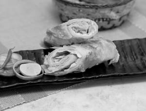 Double Egg Chicken Roll