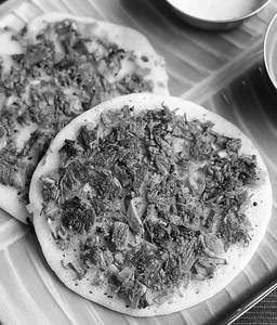 Valai Poo Onion Podi Dosa