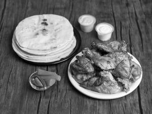 Half Grilled Chicken Platter
