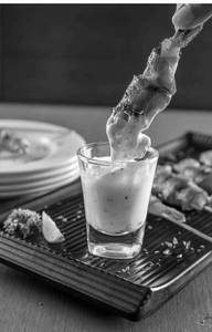 Bacon Wrapped Grilled Prawns