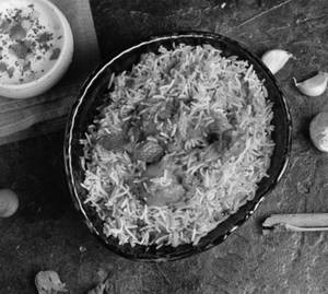 Dum Pukht Jhinga Biryani