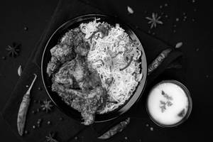 Chicken Curry With Biryani Rice