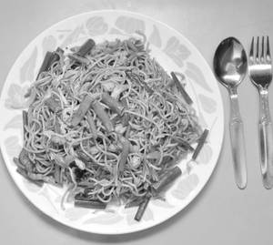 Chicken Chowmin ( Hakka)