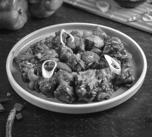 Chicken Chilli Boneless ( Dry)