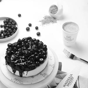 6 inch Vanilla Cheesecake with Blueberry Topping