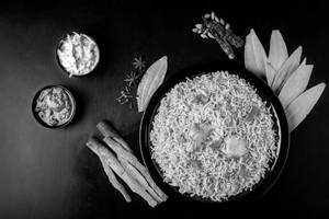 Plain Biryani + Egg Podimas + Beverage