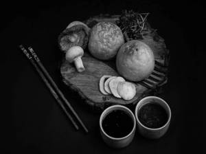 Magic Mushroom Bao Fried (2pcs)