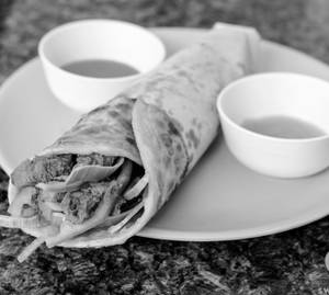 Double Egg Chicken Roll     