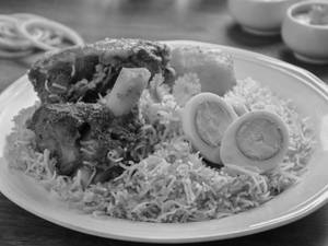 Mutton Special Biryani (2 Pcs) (1200 ml)
