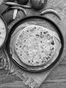 Paneer Carrot Stuffed Paratha