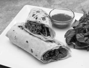 Mutton Bhuna Roll