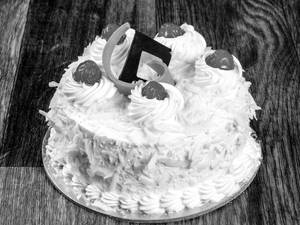 White Forest Cake