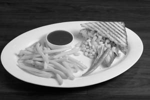 Corn Sandwich&  French Fries