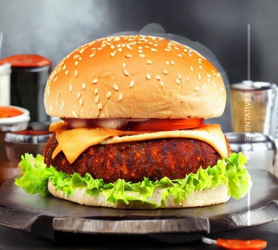 Fluffy Burger しなるビーター [ウッドもふ黒] 直輸入1本 mosquito burger is very famous in this country - प्रोटीन