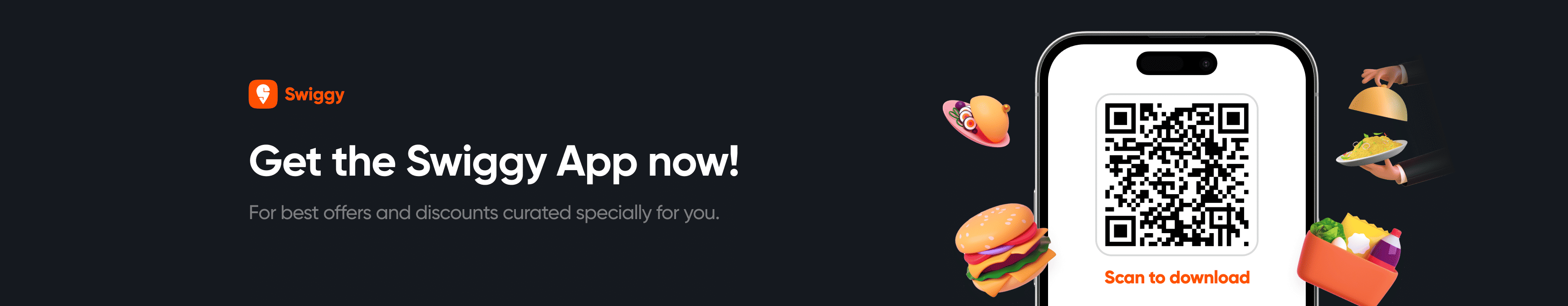 Get the Swiggy App banner